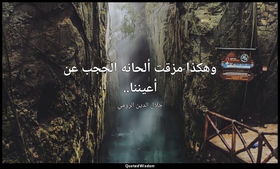 وهكذا مزقت ألحانه الحجب عن أعيننا.. — جلال الدين الرومي