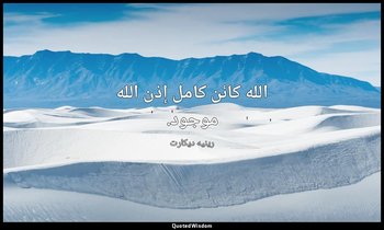 الله كائن كامل إذن الله موجود. — رينيه ديكارت