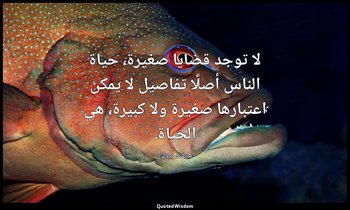 لا توجد قضايا صغيرة، حياة الناس أصلًا تفاصيل لا يمكن اعتبارها صغيرة ولا كبيرة، ه — هيفاء بيطار