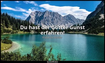 "Du hast der Götter Gunst erfahren!" - Der Ring des Polykrates — Friedrich Schiller