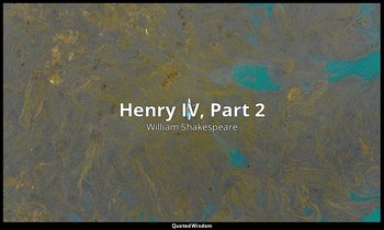 Henry IV, Part 2 — William Shakespeare