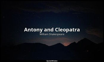 Antony and Cleopatra — William Shakespeare