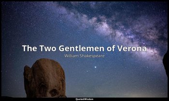 The Two Gentlemen of Verona — William Shakespeare