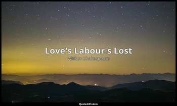 Love's Labour's Lost — William Shakespeare