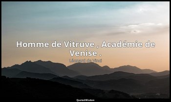 Homme de Vitruve , Académie de Venise . — Léonard de Vinci