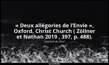 « Deux allégories de l’Envie », Oxford, Christ Church ( Zöllner et Nathan 2019 , — Léonard de Vinci