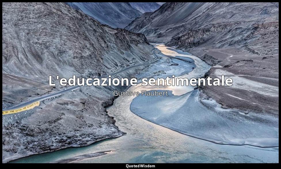L'educazione sentimentale — Gustave Flaubert