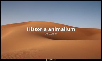 Historia animalium (343 a.C. circa) — Aristotele