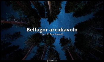 Belfagor arcidiavolo — Niccolò Machiavelli