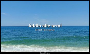Addio alle armi — Ernest Hemingway