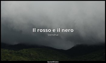 Il rosso e il nero — Stendhal
