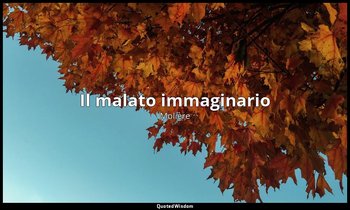 Il malato immaginario — Molière