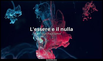 L'essere e il nulla — Jean-Paul Sartre
