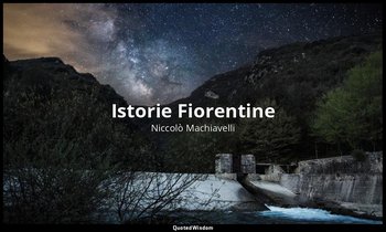 Istorie Fiorentine — Niccolò Machiavelli