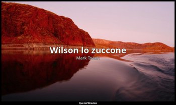 Wilson lo zuccone — Mark Twain