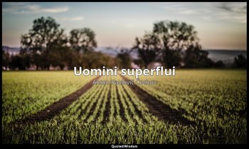 Uomini superflui — Anton Pavlovič Čechov