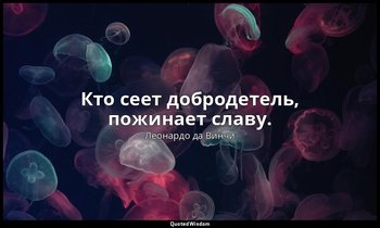 Кто сеет добродетель, пожинает славу. — Леонардо да Винчи